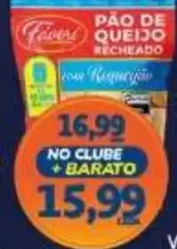 Rede Bom Lugar pão de queijo recheado com requeijão oferta
