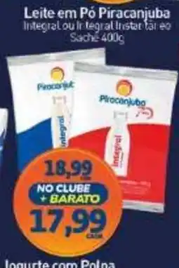 Rede Bom Lugar Leite em Pó Piracanjuba oferta