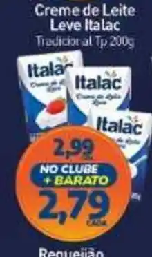 Rede Bom Lugar Creme de Leite Leve Italac oferta