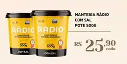 Empório Bahamas Manteiga rádio com sal oferta
