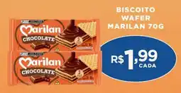 Empório Bahamas Biscoito wafer marilan chocolate oferta