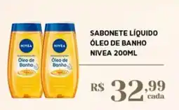 Empório Bahamas Sabonete líquido óleo de banho nivea oferta