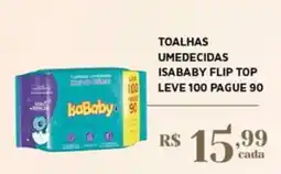 Empório Bahamas toalhas umedecidas isababy flip top oferta