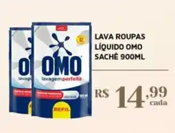Empório Bahamas Lava roupas liquido omo sachê oferta