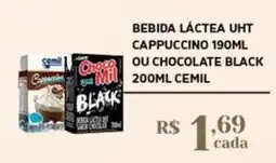 Empório Bahamas Bebida láctea uht cappuccino ou chocolate black oferta