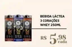 Empório Bahamas Bebida Láctea 3 Corações Whey oferta