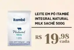 Empório Bahamas Leite em pó itambé integral natural milk sachê oferta