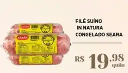 Empório Bahamas filé suíno in natura congelado seara oferta