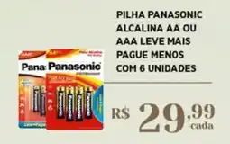 Empório Bahamas Pilha panasonic alcalina aa ou aaa oferta