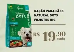 Empório Bahamas Ração para cães natural dots filhotes oferta