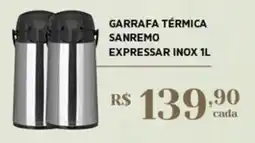 Empório Bahamas Garrafa térmica sanremo expressar inox 1l oferta