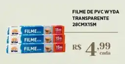 Empório Bahamas filme de pvc wyda transparente oferta