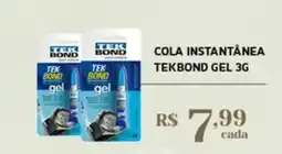 Empório Bahamas cola instantânea tekbond gel 3g oferta