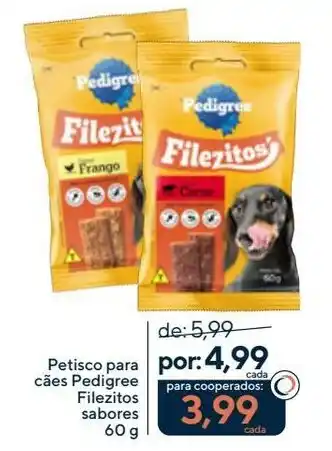 Petisco para cães Pedigree Filezitos sabores