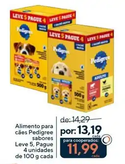 Coop Alimento para cães Pedigree sabores oferta