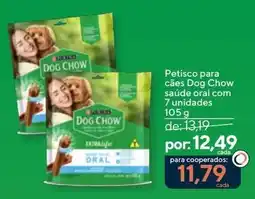 Coop Petisco para cães dog chow saúde oral oferta
