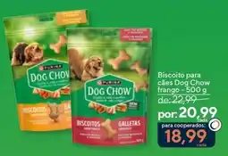 Coop Biscoito para cães dog chow frango oferta