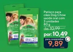 Coop Petisco para cães dog chow saúde oral oferta