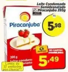 Amarelinha Supermercados Leite Condensado Semidesnatado Piracanjuba oferta