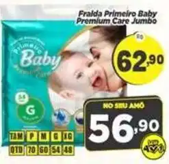 Praial Primeiro Baby Premium Care Jumbo