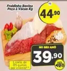 Amarelinha Supermercados Fraldinha Bovina Peça à Vácuo Kg oferta
