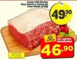 Amarelinha Supermercados Contra Filé Bovino oferta