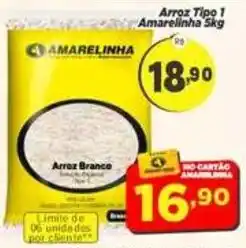Amarelinha Supermercados Arroz Tipo 1 Amarelinha oferta