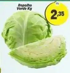 Amarelinha Supermercados Repolho Verde Kg oferta