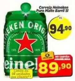Amarelinha Supermercados Cerveja Heineken Puro Malte Barril oferta