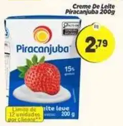 Amarelinha Supermercados Creme De Leite Piracanjuba oferta