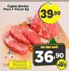 Amarelinha Supermercados Cupim Bovino Peça à Vácuo Kg oferta