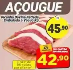 Amarelinha Supermercados Picanha Bovina Fatiada oferta