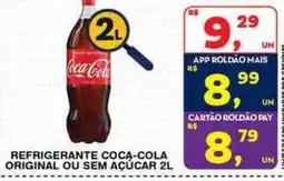 Roldão Refrigerante coca-cola original ou sem açúcar oferta