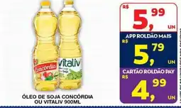 Roldão Óleo de soja concórdia ou vitaliv oferta