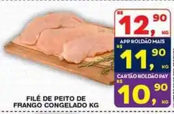 Roldão Filé de peito de frango congelado oferta
