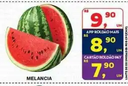 Roldão melancia oferta