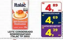 Roldão Leite condensado semidesnatado italac tp oferta