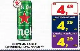 Roldão Cerveja lager heineken lata oferta