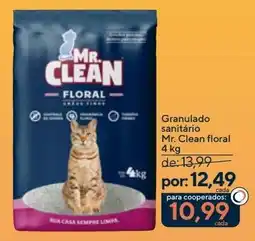 Coop Granulado sanitário Mr. Clean floral oferta