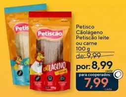 Coop Petisco Câolágeno Petiscão leite ou carne oferta