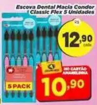Amarelinha Supermercados Escova Dental Macia Condor Classic Flex oferta