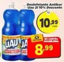 Amarelinha Supermercados Desinfetante Antibac Uau oferta