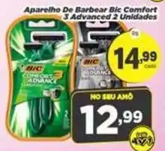 Amarelinha Supermercados Aparelho de barbear bic comfort 3 advanced oferta