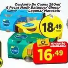 Amarelinha Supermercados Conjunto de copos 280ml oferta