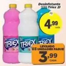 Amarelinha Supermercados Desinfetante triex 2l oferta