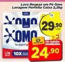 Amarelinha Supermercados Lava Roupas em Pó Omo oferta