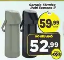 Amarelinha Supermercados Garrafa Térmica Rubi Soprano II oferta