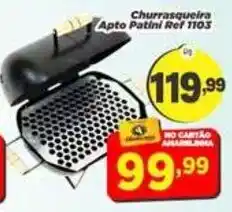 Amarelinha Supermercados Churrasqueira Apto Patini Ref 1103 oferta