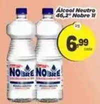 Amarelinha Supermercados Alcool neutro 46,2° nobre oferta