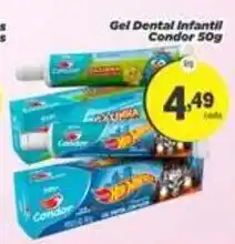 Amarelinha Supermercados Gel Dental Infantil Condor oferta